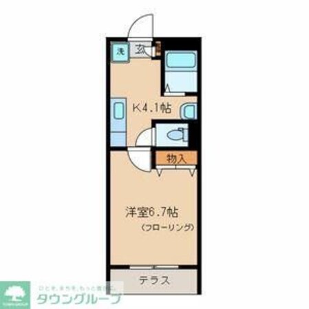 グランパルク駒場野の物件間取画像